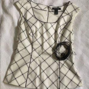 COPY - Beautiful Cream & White Top